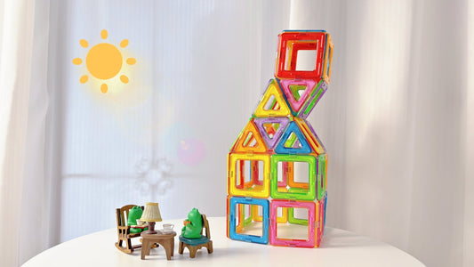 Sommerhitze & gelangweilte Kinder? Magnetbausteine schaffen Abhilfe! - Condistoys